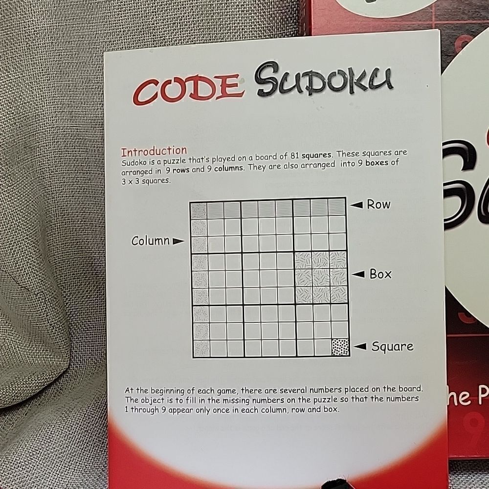 Code Sudoku Hidden Numbers Game 2006 By Pressman - Picture 7 of 8